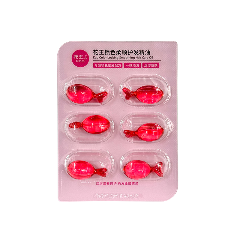 plus：花王莉婕锁色柔顺护发精油1ml*6颗/板 9.9元