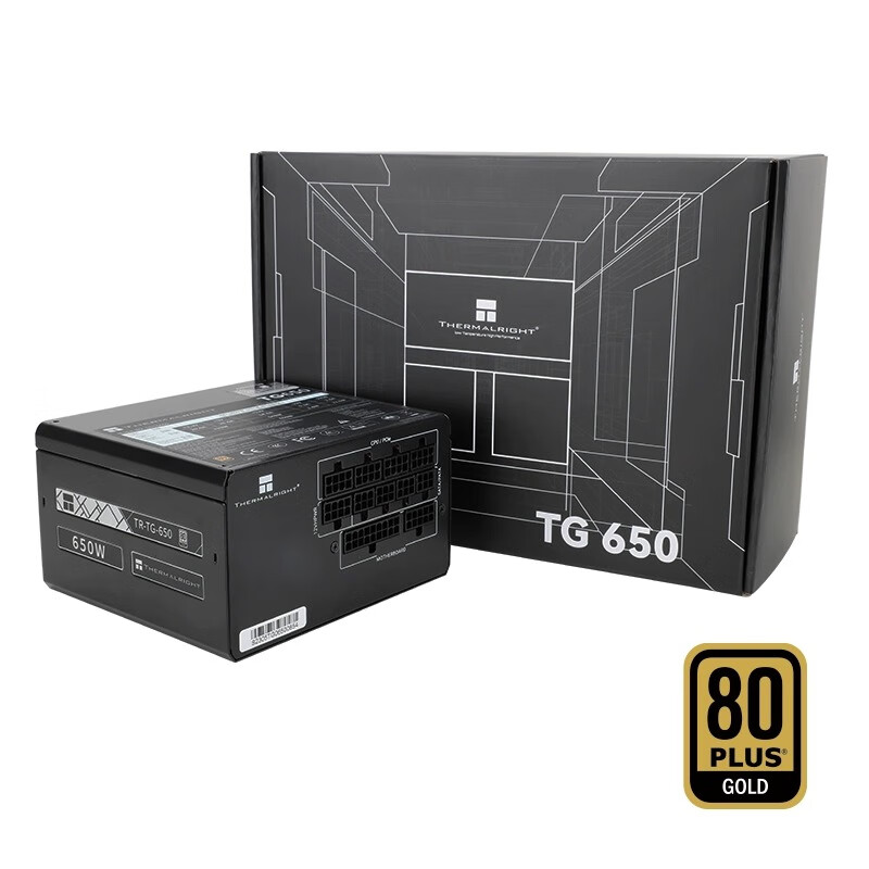 利民 额定650W TR-TG650 金牌全模组 全日系电解电容 14CM小机身 312元