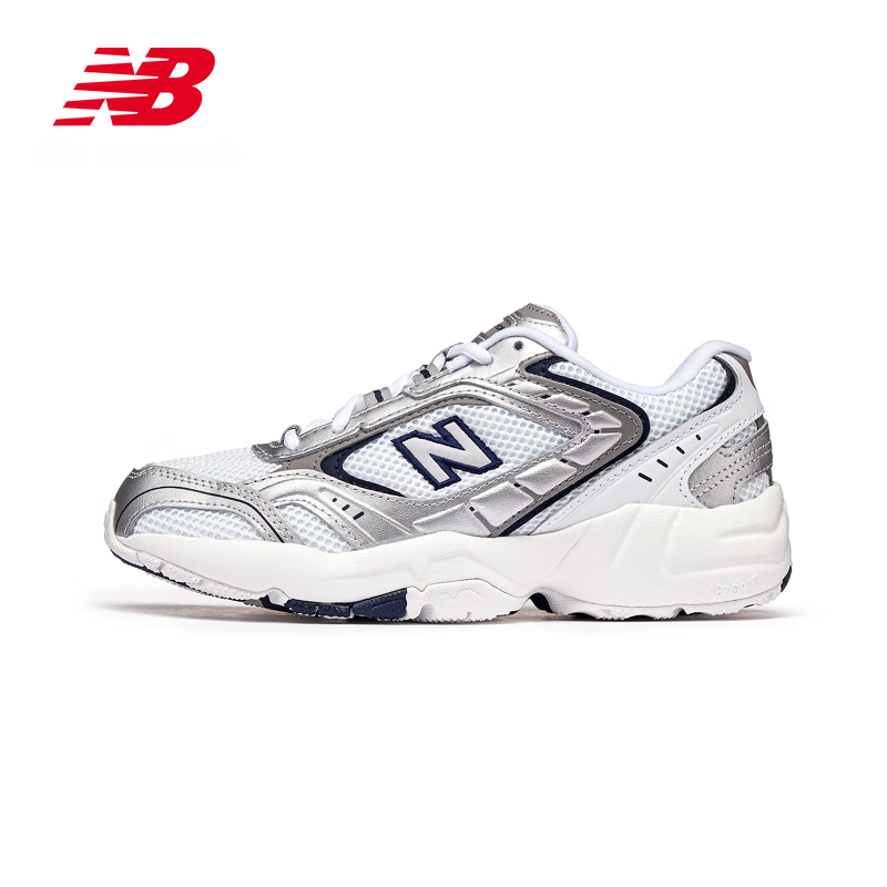 移动端、京东百亿补贴：new balance 452系列 女款运动休闲鞋 WX452SA 229元包邮（