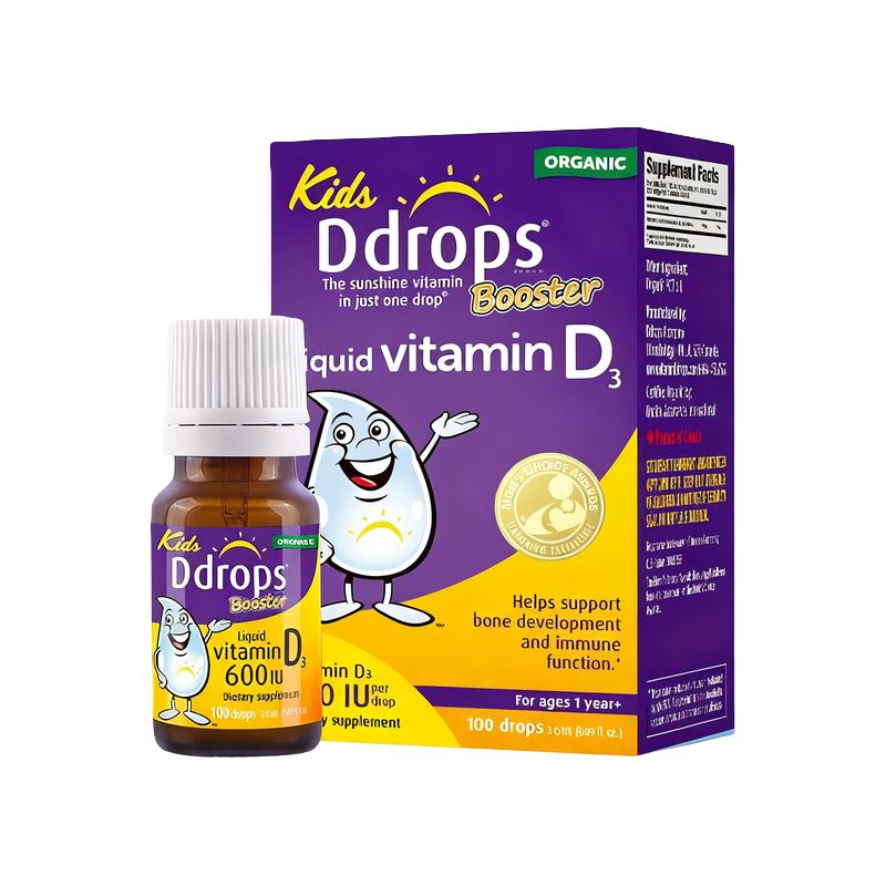 88VIP会员：Ddrops 儿童维生素D3滴剂 600IU 2.8ml