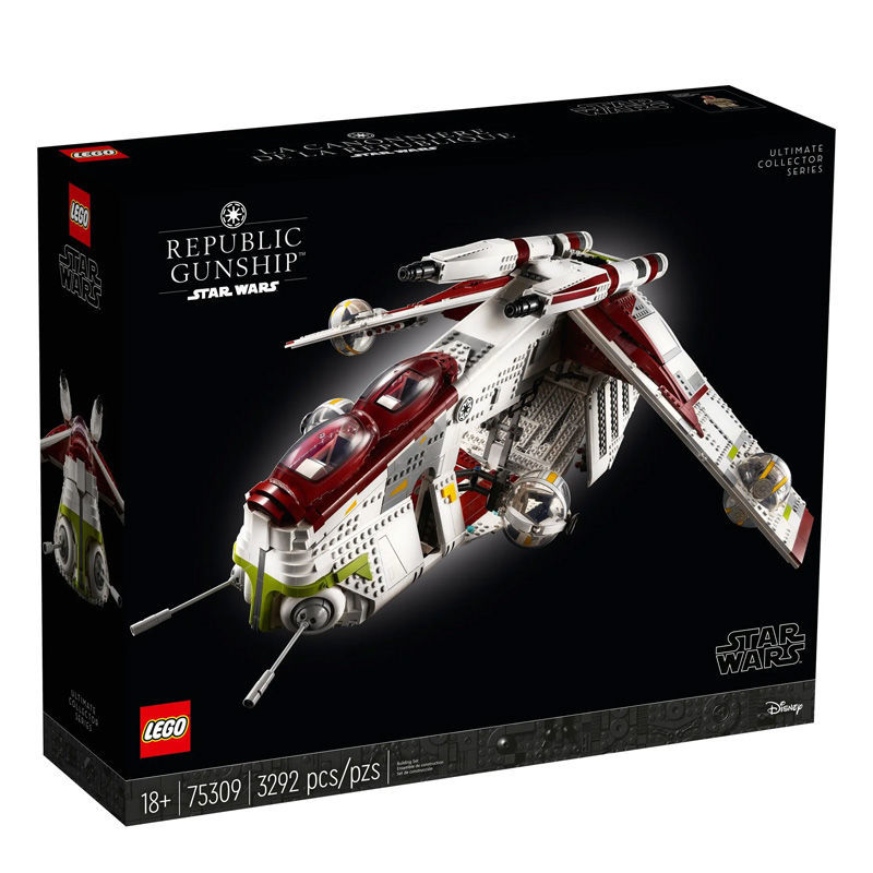 乐高 LEGO 75309 共和国炮艇 Star Wars星球大战系列 2999元