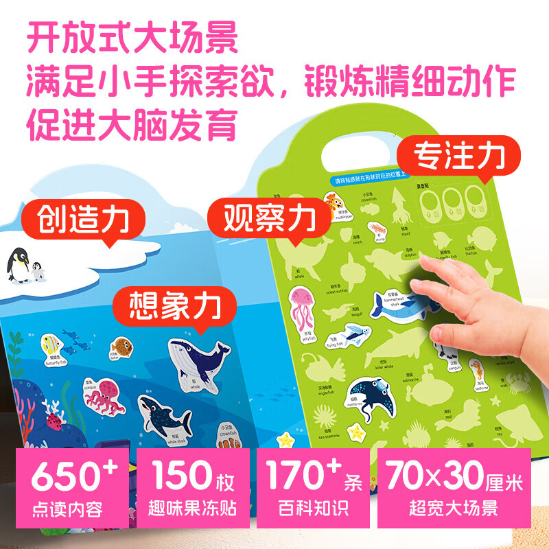 PIYO PEN 超萌魔力果冻贴纸书 交通工具 儿童益智玩具 1.99元 - 清风线报