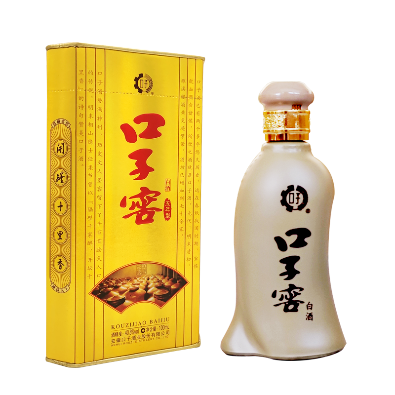 88VIP：口子窖 五年型 40.8%vol 兼香型白酒 100ml 单瓶装 10.9元