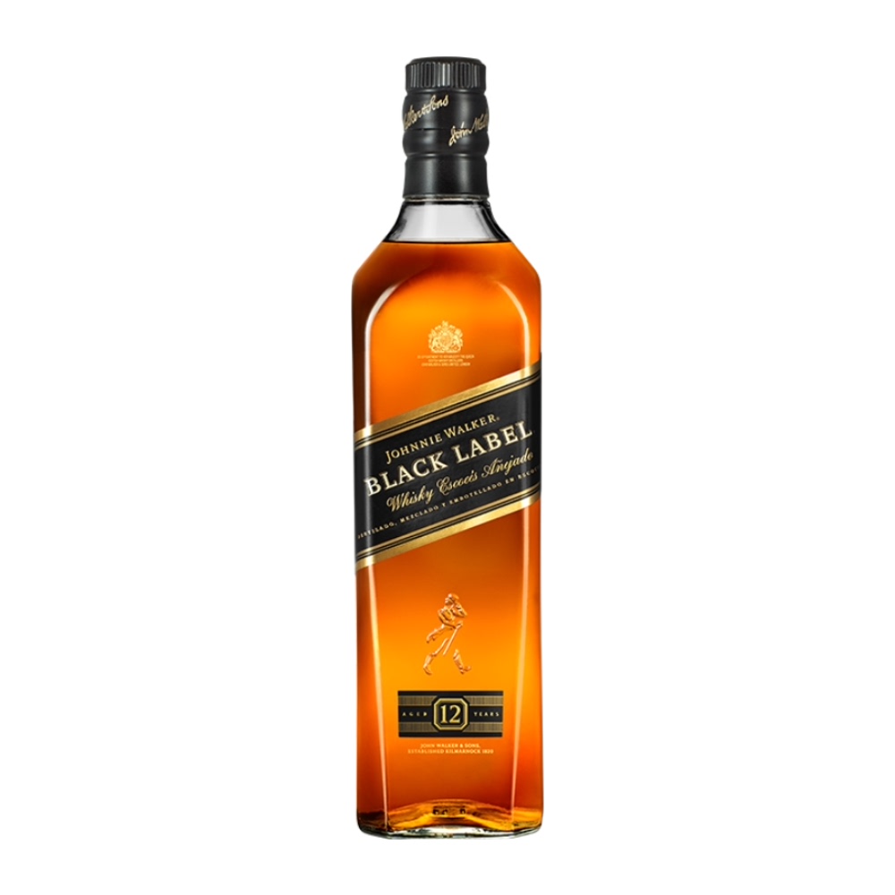 88VIP：尊尼获加 JOHNNIE WALKER 黑牌黑方苏格兰威士忌500ml调和型洋酒特调年货 1