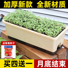 阳台种菜盆专用箱长方形蔬菜种植盆户外自吸水草莓盆栽塑料花盆大 12.9元