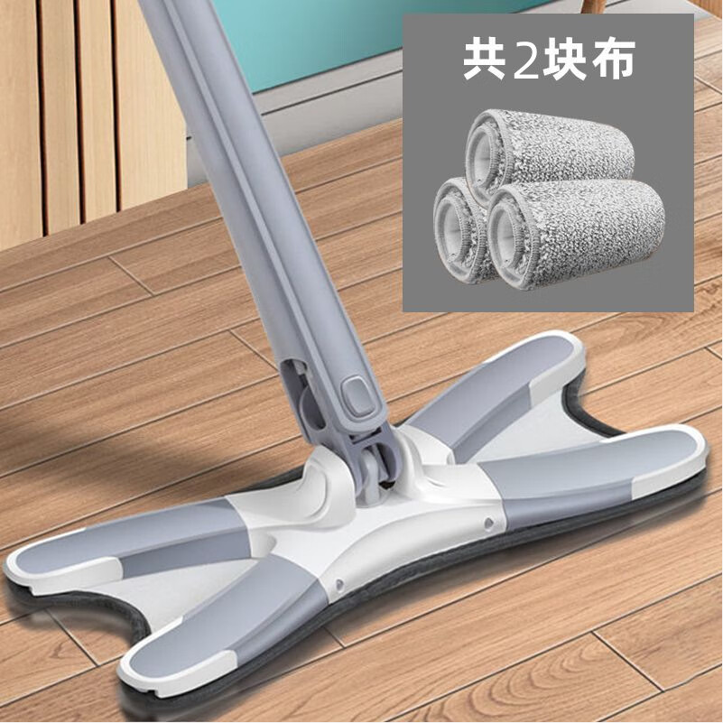蝴蝶拖把免手洗一拖净干湿两用地拖 19.9元（需用券）