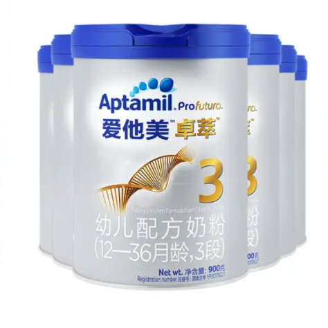 Aptamil 爱他美 卓萃 婴幼儿配方奶粉 3段 800g*6 1384元（需用券）