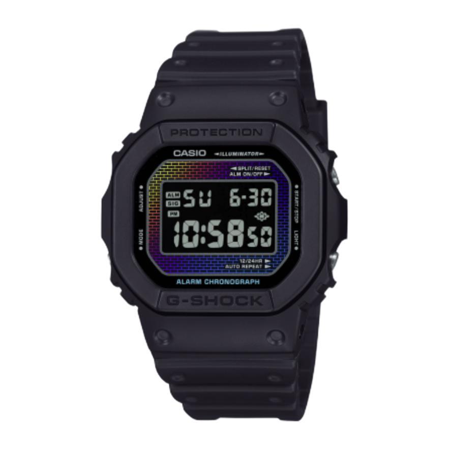 CASIO 卡西欧 彩虹砖墙 G-SHOCK系列 42.8毫米石英腕表 DW-5600RW-1 880元包邮（需用