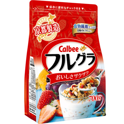 临期：calbee卡乐比 水果麦片600g（原味/少糖）25/5 52.8元+13.27元税费（需领券