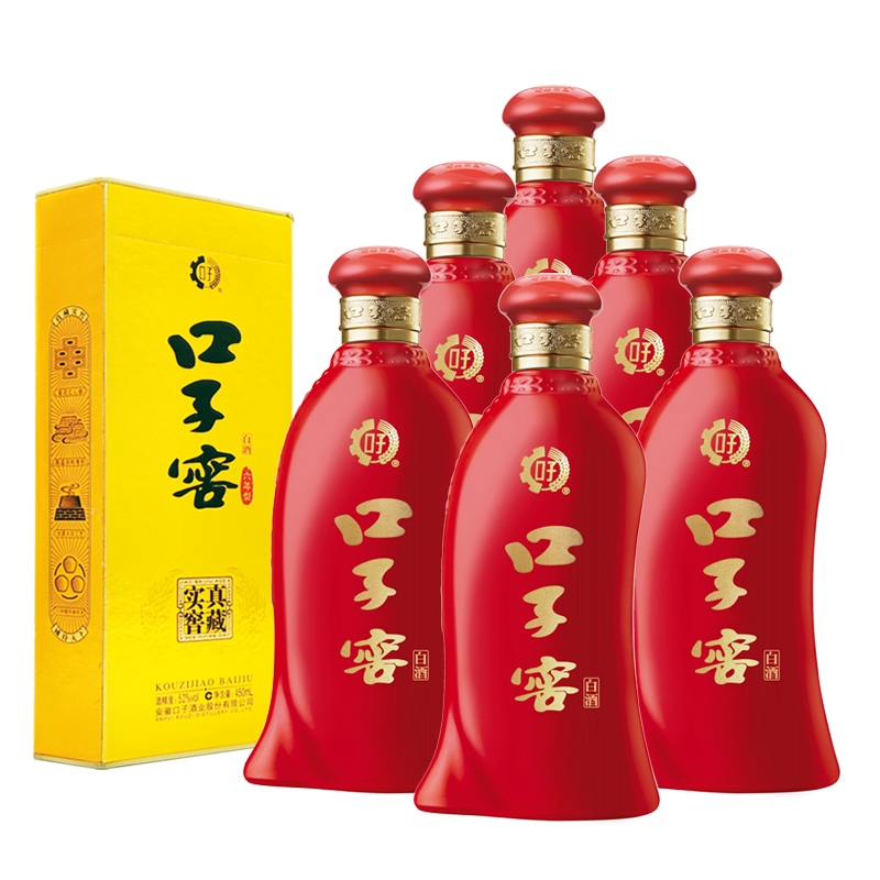 plus：口子窖 兼香型白酒 52度 450ml*6瓶整箱装 779.42元（需领券）