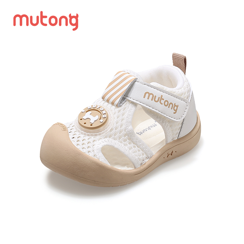88VIP：Mutong 牧童 夏季精油香片防护鞋2024新款男女童鞋儿童透气软底婴儿步