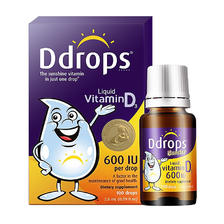 PLUS会员：Ddrops 儿童维生素D3滴剂 600IU 100滴 *1瓶 74.75元（需买3件，共224.25元