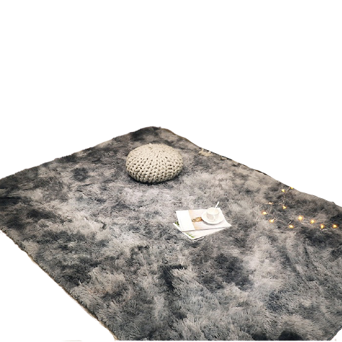 南极人 长绒防滑床边地毯 简约风 灰色 70*160cm 35.9元包邮