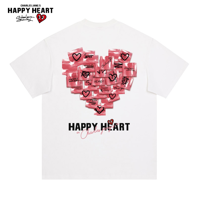 查尔斯桃心 CHARLES JANG'S HAPPY HEART 男士短袖T恤 23828JTCH3005TT160 69元（需用券）