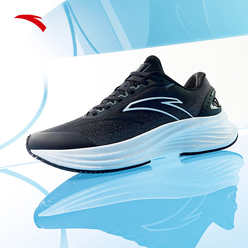 ANTA 安踏 创跑5代丨男鞋氮科技缓震回弹耐磨跑步鞋子男专业路跑训练运动鞋