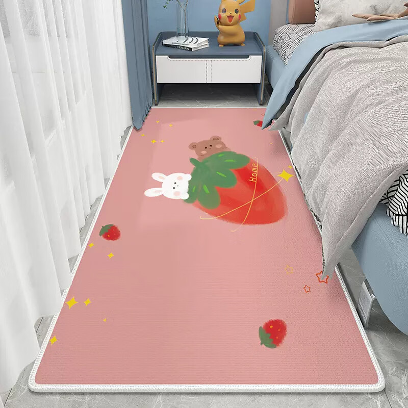 KAYE 地毯儿童卧室 草莓熊兔 60x160 cm 19元（需用券）