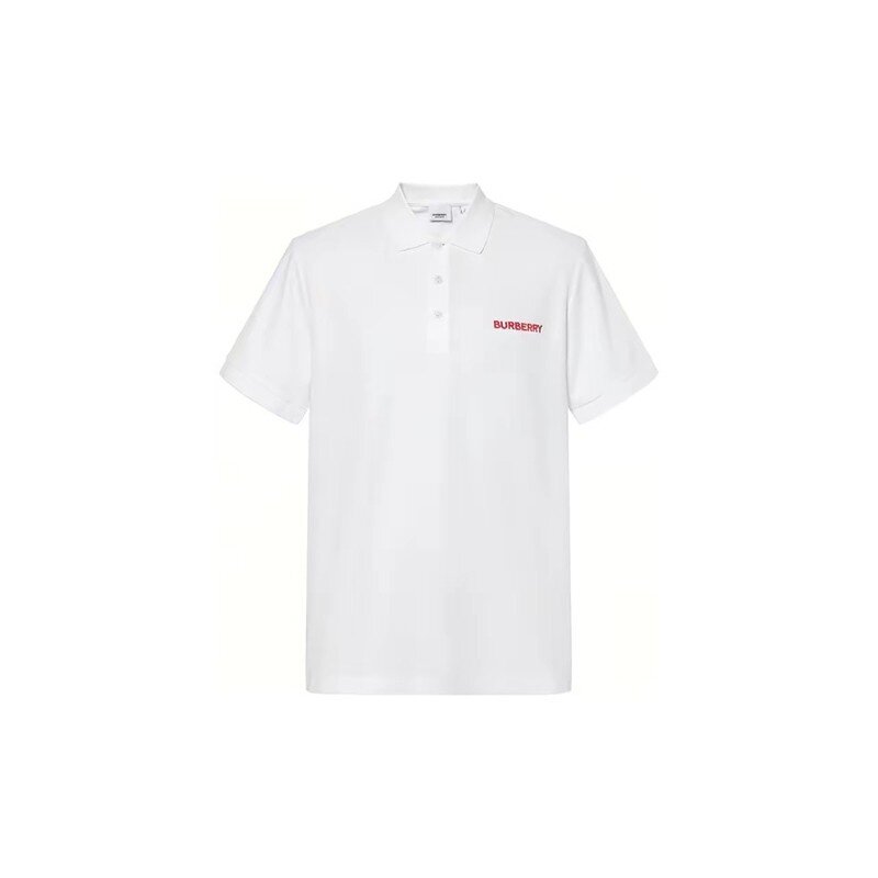 BURBERRY 1h可退 自营Burberry博柏利男士棉质Logo字母刺绣短袖时P春季新款 1221.02
