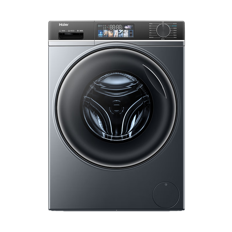 预售、PLUS会员:Haier 海尔 滚筒洗衣机全自动 洗烘一体机 直驱精华洗82 10公斤
