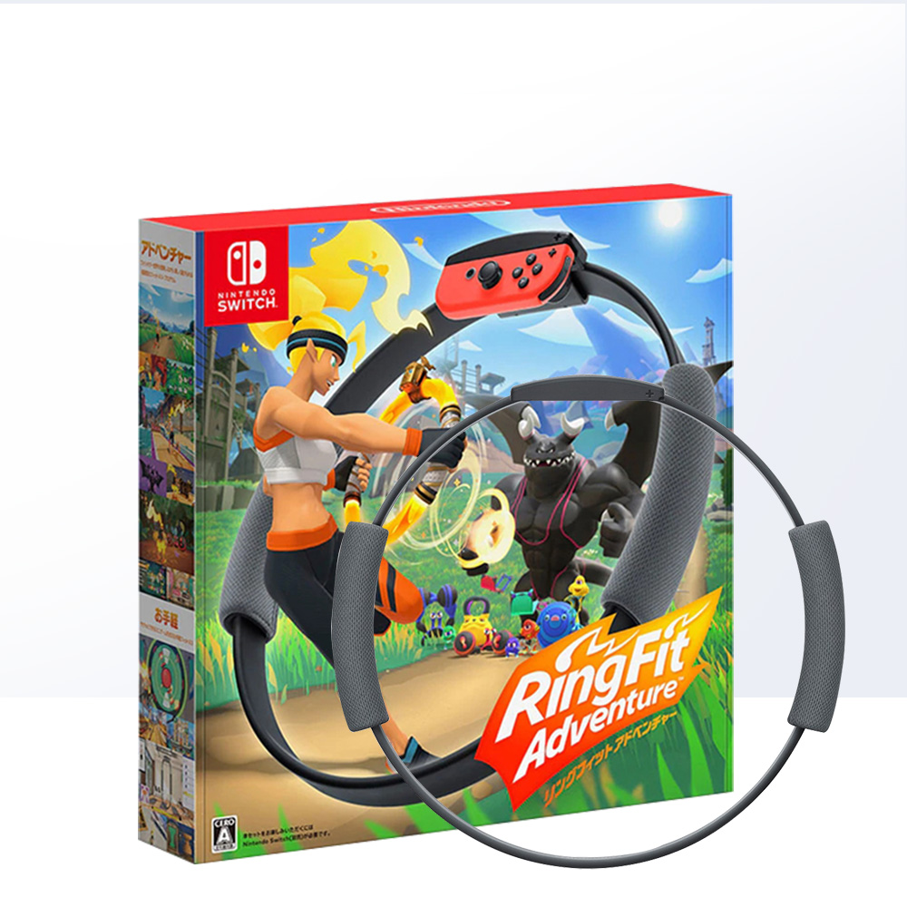 88VIP：Nintendo 任天堂 日版 Switch体感游戏套装 《健身环大冒险》中文 384.8元