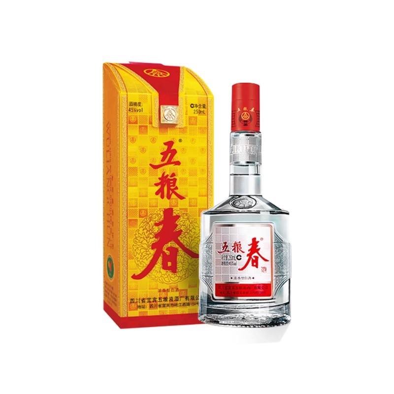 五粮液 WULIANGYE 五粮春 45%vol 浓香型白酒 79元（需用券）