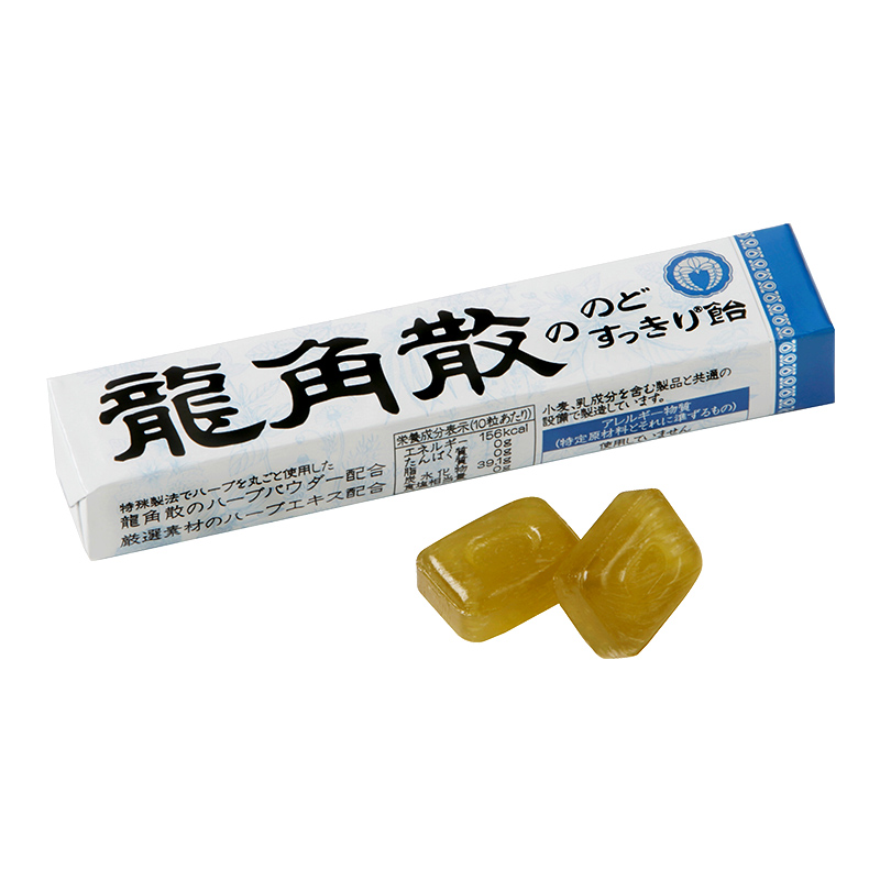 龍角散 夹心润喉糖 薄荷味 80g 轻咽利喉祛火 11.8元