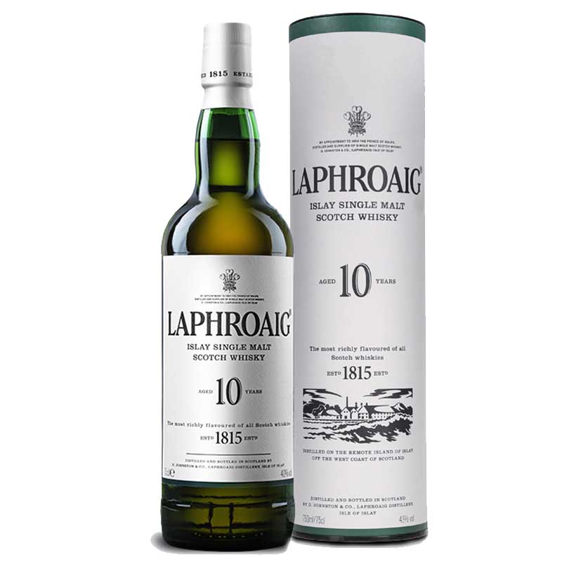 LAPHROAIG 拉弗格 10年 单一麦芽 苏格兰威士忌 40%vol 700ml 礼盒装 251元