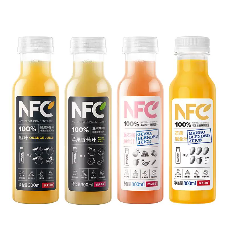 NONGFU SPRING 农夫山泉 100%NFC 橙汁 ￥39