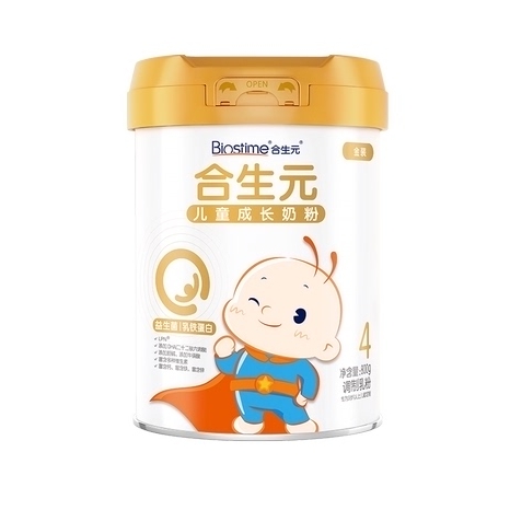 88VIP：BIOSTIME 合生元 金罐 儿童含乳铁蛋白成长奶粉 4段 800g 150.1元包邮（双