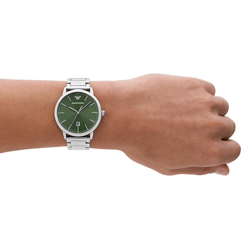 EMPORIO ARMANI Armani阿玛尼手表男深绿色表盘时尚商务腕表正品AR11575 1590元（需