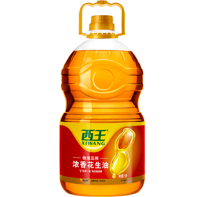 PLUS会员：西王 浓香花生油 5L/瓶 92.55元包邮(多重优惠后)