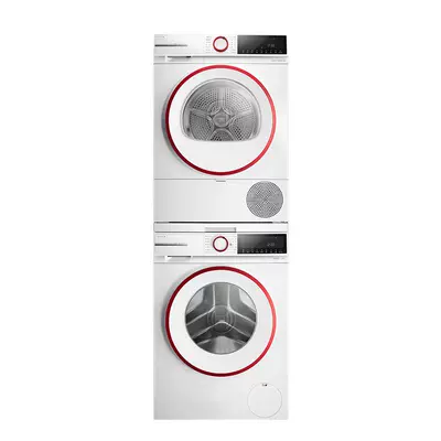 聚划算百亿补贴：Bosch 博世 4系 新品 木兰红10kg 除菌防敏洗烘套装 2Z01+2D02 84