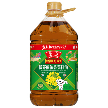 luhua 鲁花 低芥酸浓香菜籽油 3.09L 59.42元