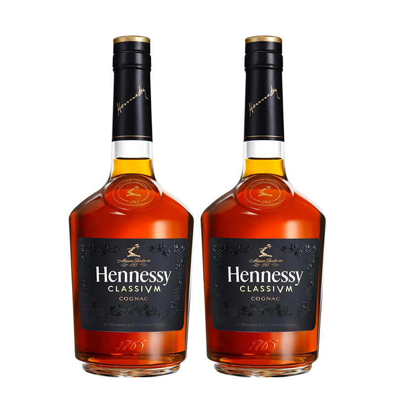 限18号、京东秒杀：Hennessy 轩尼诗 新点 干邑 白兰地 700ml*2瓶 组合装 482.92元 