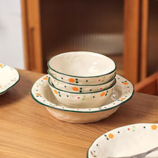 KAWASIMAYA 川岛屋 日式陶瓷盘子菜盘家用特别好看的餐盘高级感饭碗碟餐具套