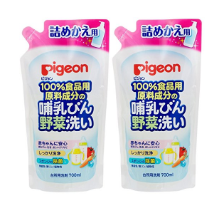 日本进口，Pigeon 贝亲 奶瓶蔬菜清洗剂 替换装 700ML*2袋 prime会员凑单到手约62元 买手党-买手聚集的地方