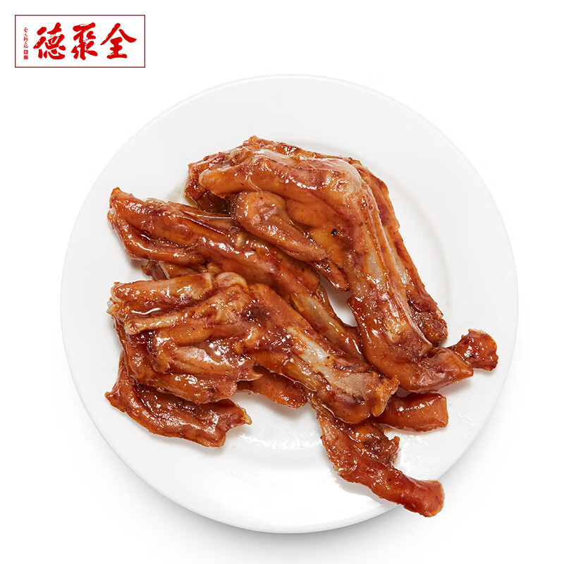 quanjude 全聚德 鸭掌150g 熟食卤味甜辣味 非脱骨鸭肉休闲零食独立包装 18.4元