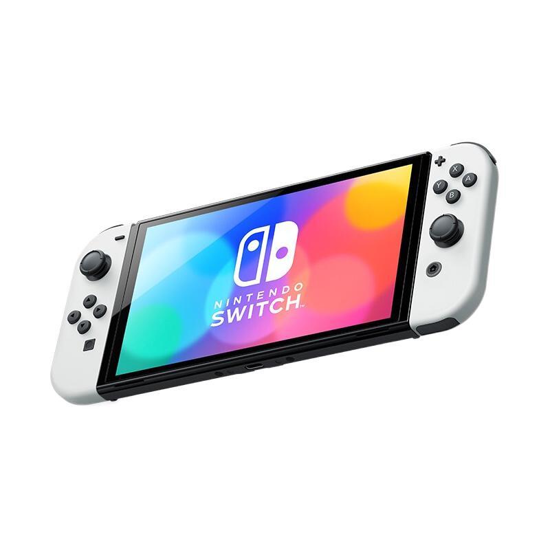 Nintendo 任天堂 Switch游戏主机 OLED版 白色+马车8+健身环 2947元