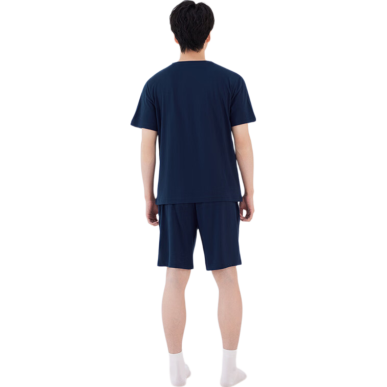 红豆居家 抑菌 男士睡衣套装 马赛蓝 XL 175/96A 10.9元（需用券）