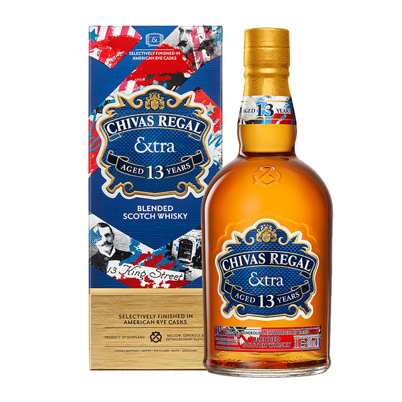 88VIP：CHIVAS 芝华士 13年 调和 黑麦桶苏格兰威士忌 40%vol 500ml 148.2元