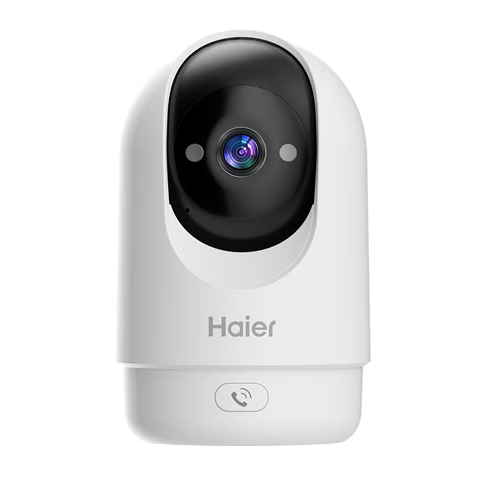 plus会员，百亿补贴：海尔（Haier）无线家用摄像头手机远程监控器360度无死