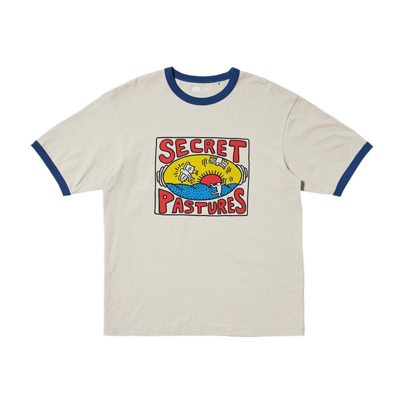优衣库 NY POP ART UT/短袖T恤男装女装印花T恤484766 03灰色 M 59元 - 线报酷