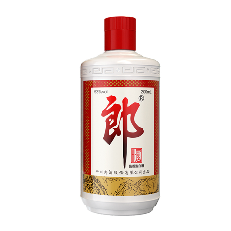 LANGJIU 郎酒 郎牌郎酒普郎53度酱香型白酒200mL瓶装 收藏摆柜 109.11元（需用券