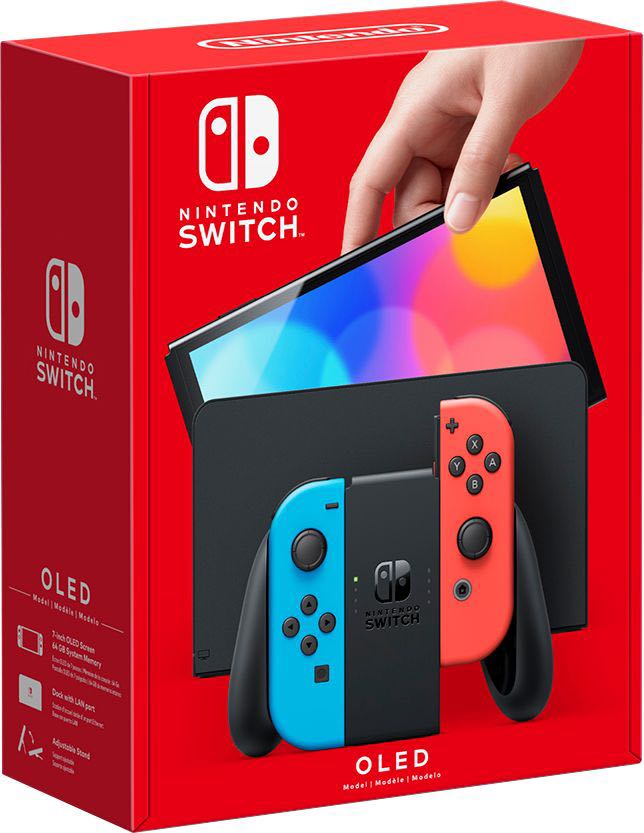 Nintendo 任天堂 日版 Switch OLED 游戏主机 红蓝色 日版 999元（需用券）