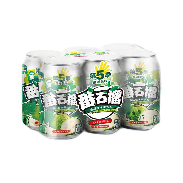 88VIP：JIANLIBAO 健力宝 第五季番石榴口味果汁饮料310ml×6罐 12.26元