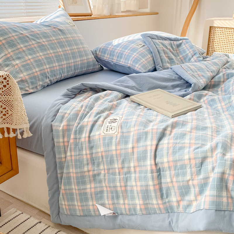 无印良品 MUJI 無印良品 TM-WYXB21 夏凉被 120*150cm 印象兰 55.96元（需用券）