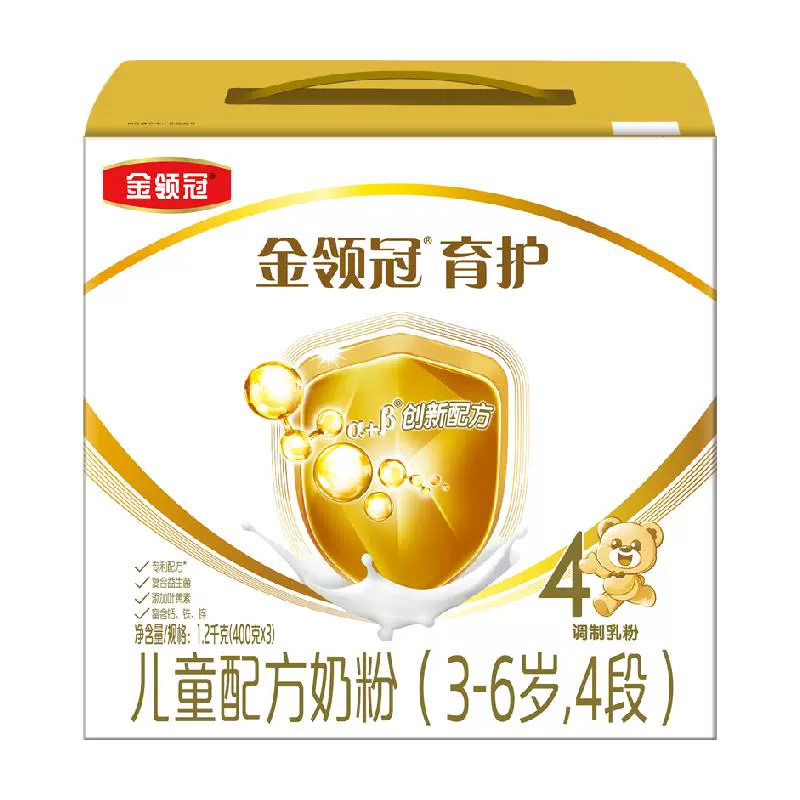 金领冠 育护宝宝奶粉 4段1200g ￥94.67