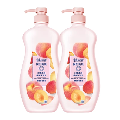 强生 美肌沐浴露 蜜桃甜杏香氛 持久留香 750克*2瓶 27.41元+7.49元淘金币（需