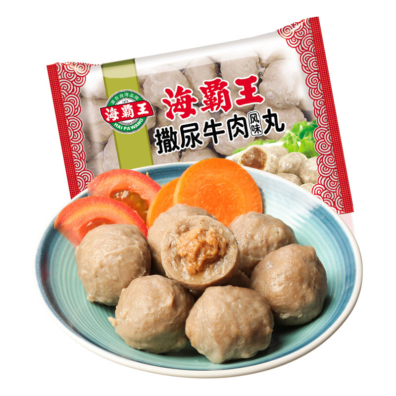 海霸王 撒尿牛肉风味丸 500g 11.35元（需买6件，需用券）