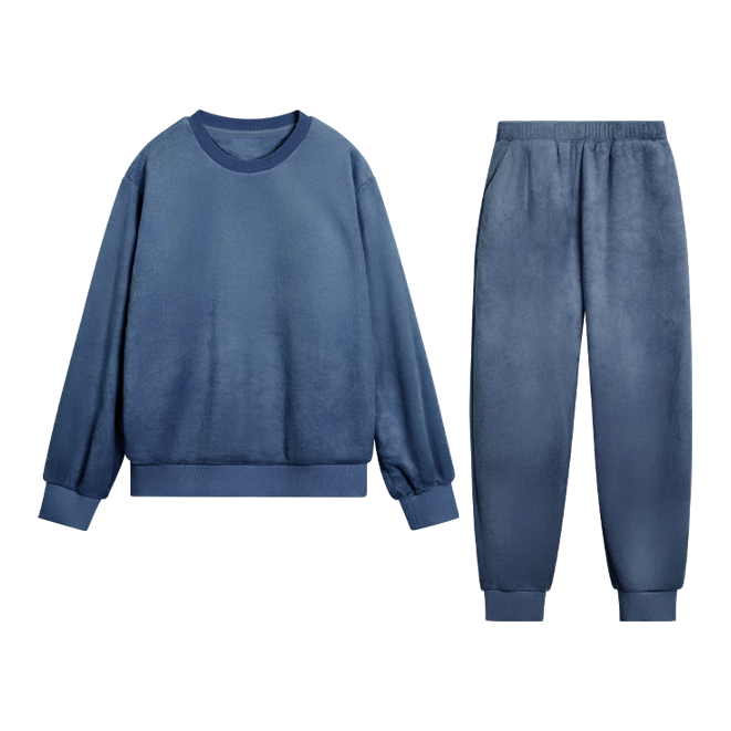 PLUS会员：京东京造 珊瑚绒法兰绒加厚加绒保暖家居服 暮光蓝XL 59.5元