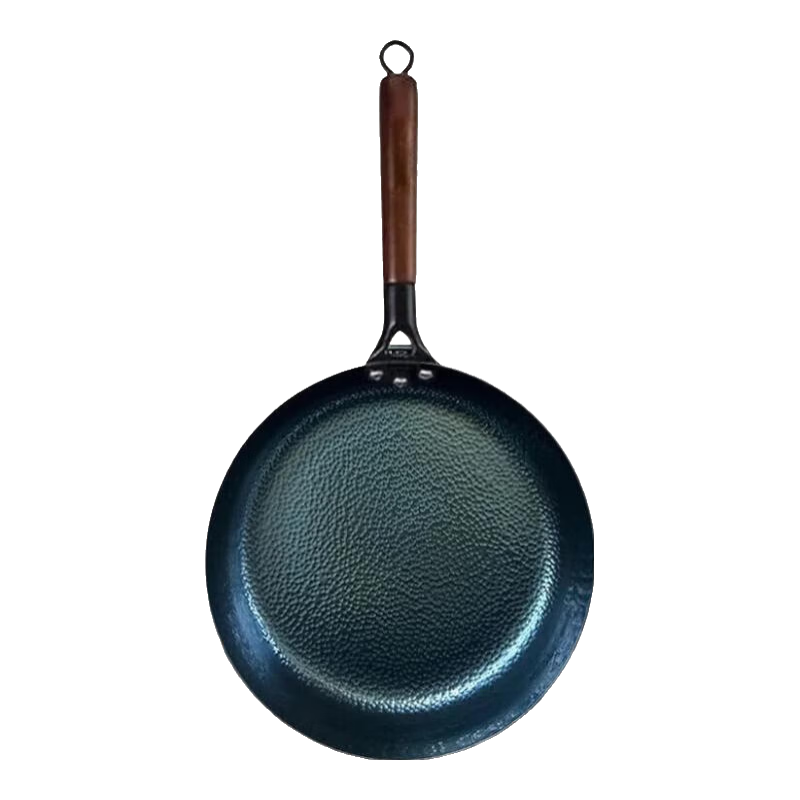 万代传 章丘铁锅平底锅 木柄鱼鳞平底煎锅（已开锅） 28cm 78元（需用券）